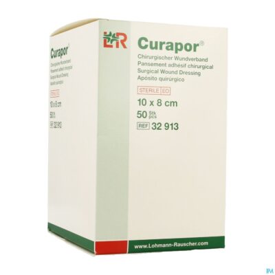 Curapor verb chirurg. steriel 8cmx10cm 50 32913-4
