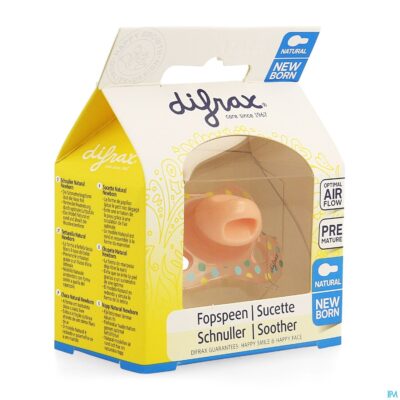 Difrax fopspeen natural newborn-4