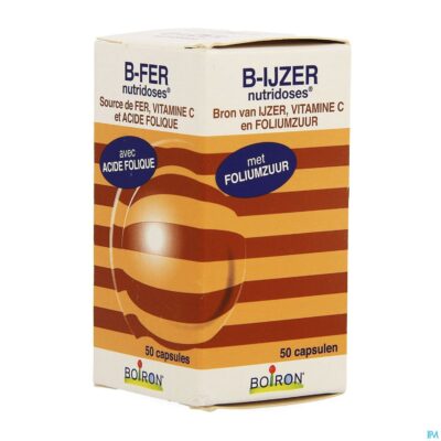 B-ijzer nutridoses caps 50 boiron-3