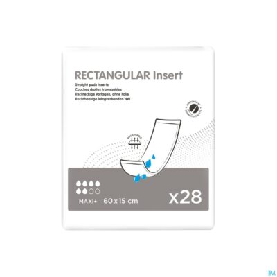 Rectangular pad 60x15 nw 28