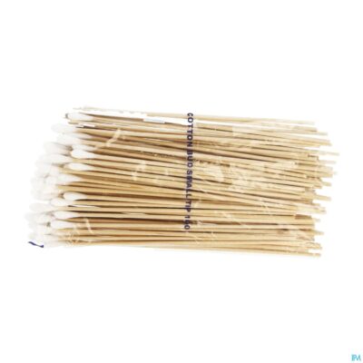 Wolf wattenstaafjes hout dunne tip 15cm 100