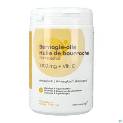 Natural energy bernagie olie caps 250