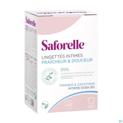 Saforelle lingettes flushable 10-2