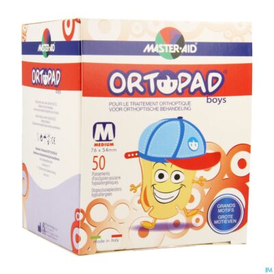 Ortopad for boys medium oogkompres 50 73322-2