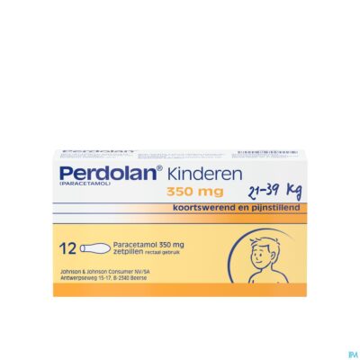 Perdolan supp kind 12x350mg
