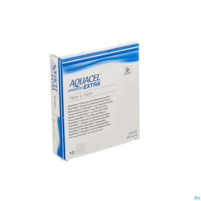 Aquacel extra verb hydrofiber+versterk. 10x10cm 10-3