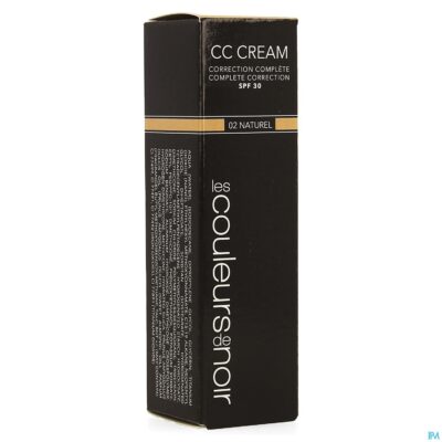 Couleurs de noir cc cream spf30 02 naturel 30ml