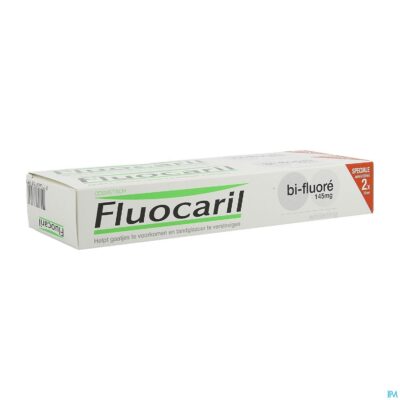 Fluocaril tandpasta bi-fluore 145 white 2x75ml-2