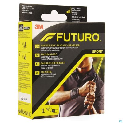 Futuro polsbandage 46378, zwart, aanpasbaar