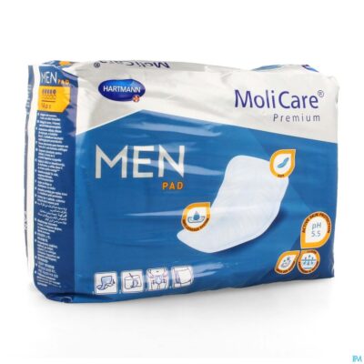 Molicare pr men pad 5 drops 14 p/s