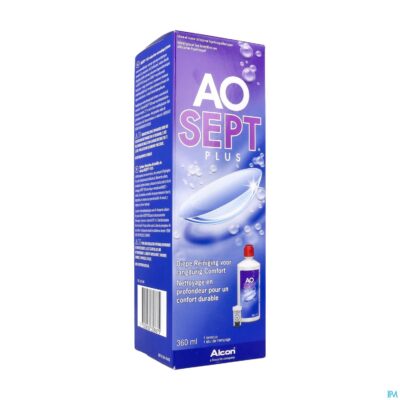 Aosept plus alle lenzen 360ml