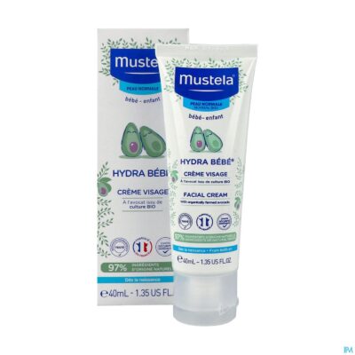 Mustela bb hydra gelaatscreme nf tube 40ml-6