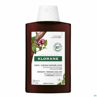Klorane capil. sh kinine & edelweiss 200ml nf