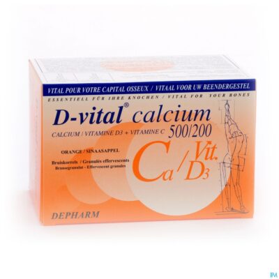 D-vital calcium 500/200 sinaas zakjes 40-2