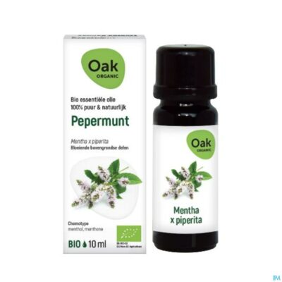 Oak ess olie pepermunt 10ml bio