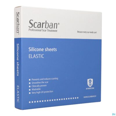 Scarban elastic silicone sheet 5x7,5cm 2-2