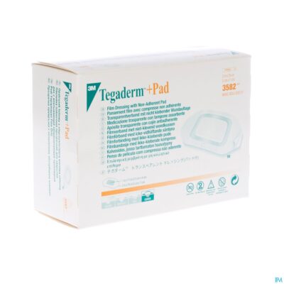 Tegaderm + pad 3m transp steril 5cmx 7cm 50 3582-2