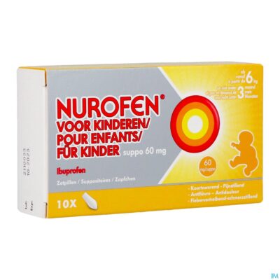 Nurofen kind 60mg suppo 10x60mg