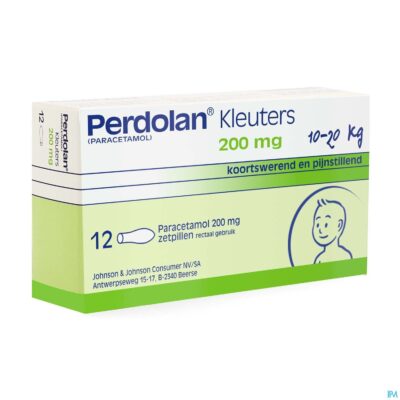 Perdolan supp kleut 12x200mg-3