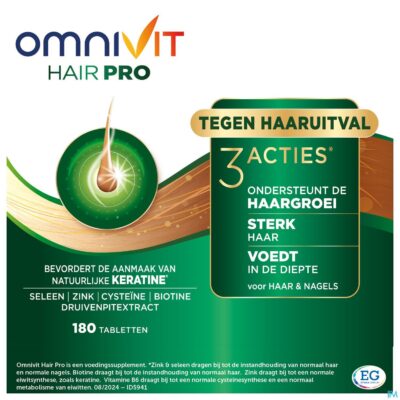 Omnivit hair pro nutri repair             comp 180-6