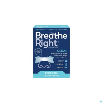 Breathe right clear regular 30