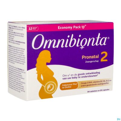 Omnibionta pronatal 2 zwanger 12wek tabl84+caps84