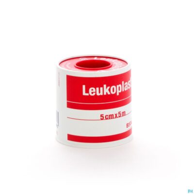 Leukoplast deksel kleefpleist. 5,00cmx5m 1 0152400-2