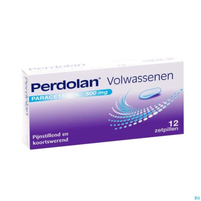 Perdolan supp ad 12x500mg-2