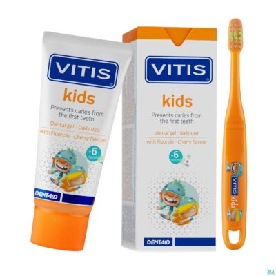 Vitis kids gel tandpasta 50ml-2