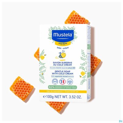 Mustela ps zeep overvet cold cream 100g-3