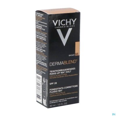Vichy fdt dermablend fluide 55 bronze 30ml-2