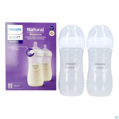 Philips avent natural 3.0 zuigfles duo 2x330ml-3