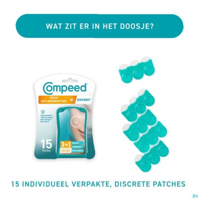 Compeed a/imperfections discreet patchs 15-6