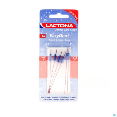 Lactona easydent c.clean 3,1-8mm 5