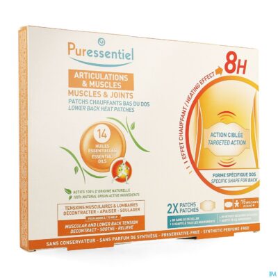 Puressentiel gewrichten spier patch verwarm.lumb.2-2