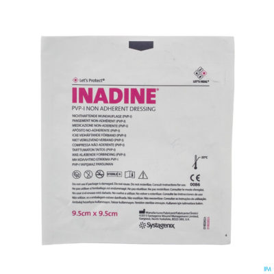 Inadine kp doordr. 9,5x 9,5cm 1 p01491