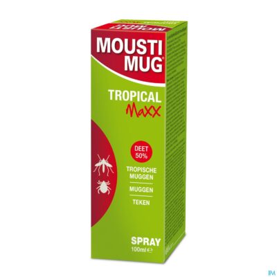 Moustimug tropical maxx 50% deet spr 100ml