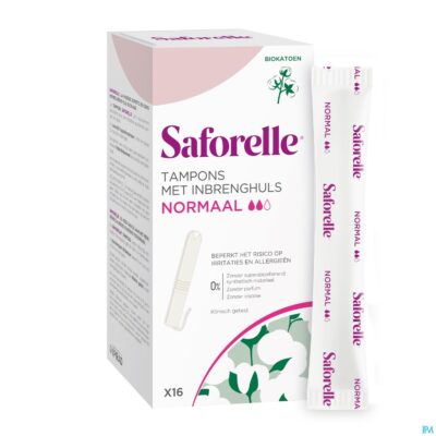 Saforelle tampons inbrenghuls normaal 16-2
