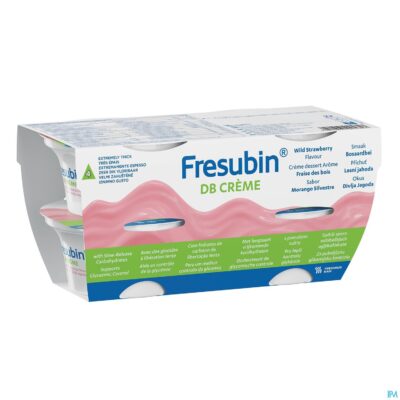Fresubin db crème 125g fraise des bois/bosaardbei