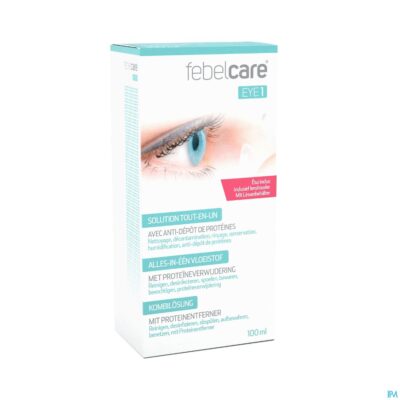 Febelcare eye 1 vloeist.contactlens all in 1 100ml-3