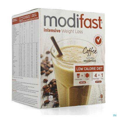 Modifast intensive milkshake koffie 440g-2