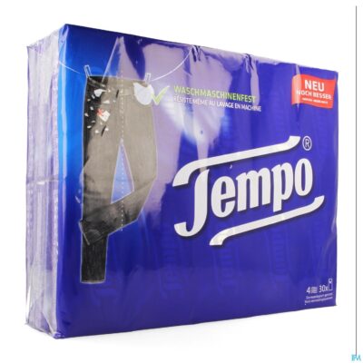Tempo plus zakdoekjes 10x30