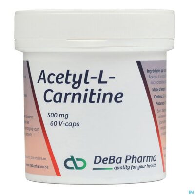 Acetyl-l-carnitine caps 60x500mg deba-2
