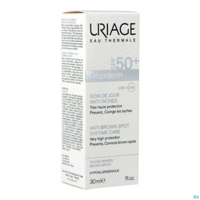 Uriage depiderm ip50+ dagverzorg. bruine vlek.30ml