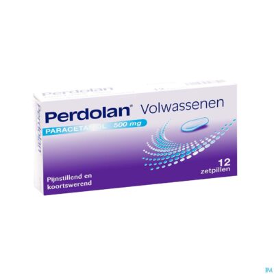 Perdolan supp ad 12x500mg-3