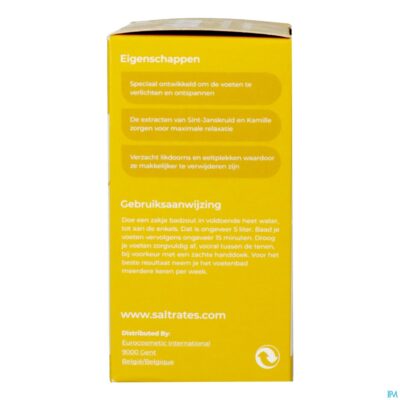Saltrates relaxerende voetbadzouten 10x20g-2