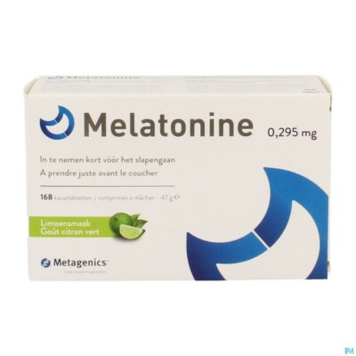 Melatonine 0,295mg kauwtabl 168 metagenics-2