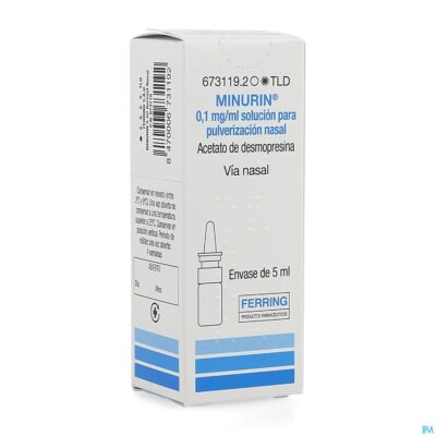 Minurin 0,1mg/ml neusspray 5 ml (es)