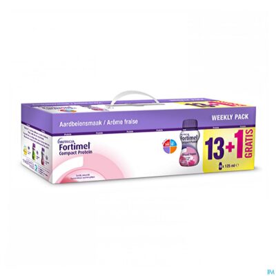 Fortimel compact protein week pack aardbei14x125ml