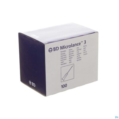 Bd microlance 3 nld 30g 1/2 rb 0,3x13mm geel 100